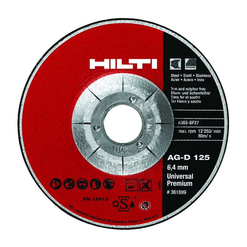 картинка - Круг шлифовальный 125x6,4x22, HILTI