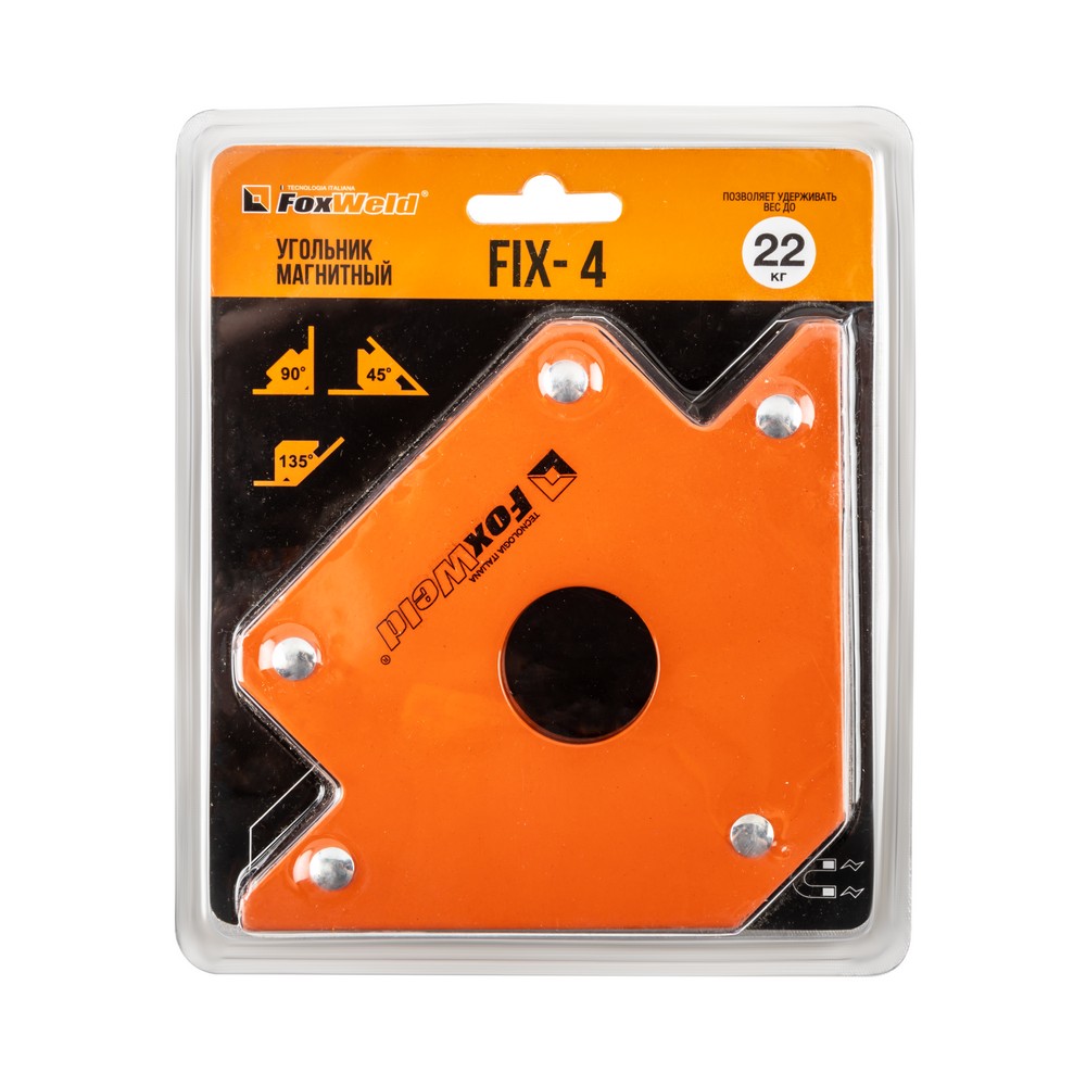 картинка - Угольник магнитный Foxweld FIX-4