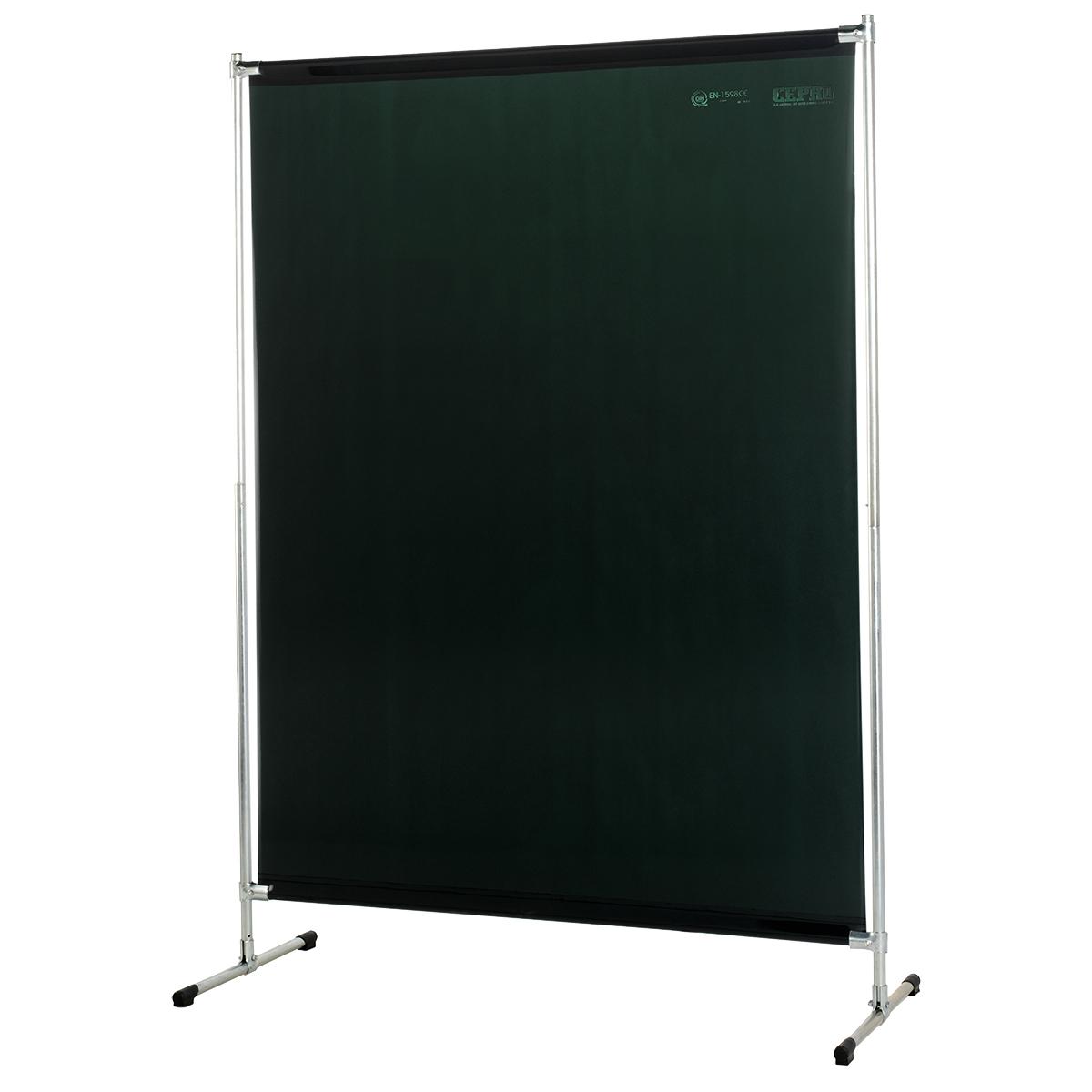 картинка - Защитный сварочный экран GAZELLE "GREEN-9" 140х200см мм с темно-зелёной шторой