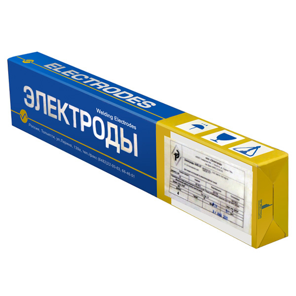 картинка - Электроды УОНИ 13/55 ф 4,0 мм (пачка 1 кг, Тольятти)