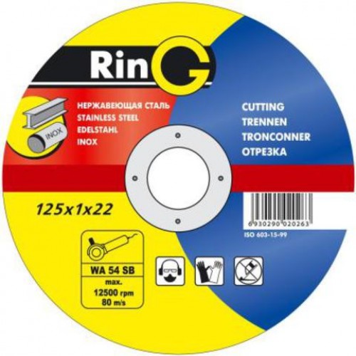 картинка - Круг отрезной на бакелитовой связке 14А 41 115х1,2х22,23 F46  , RinG