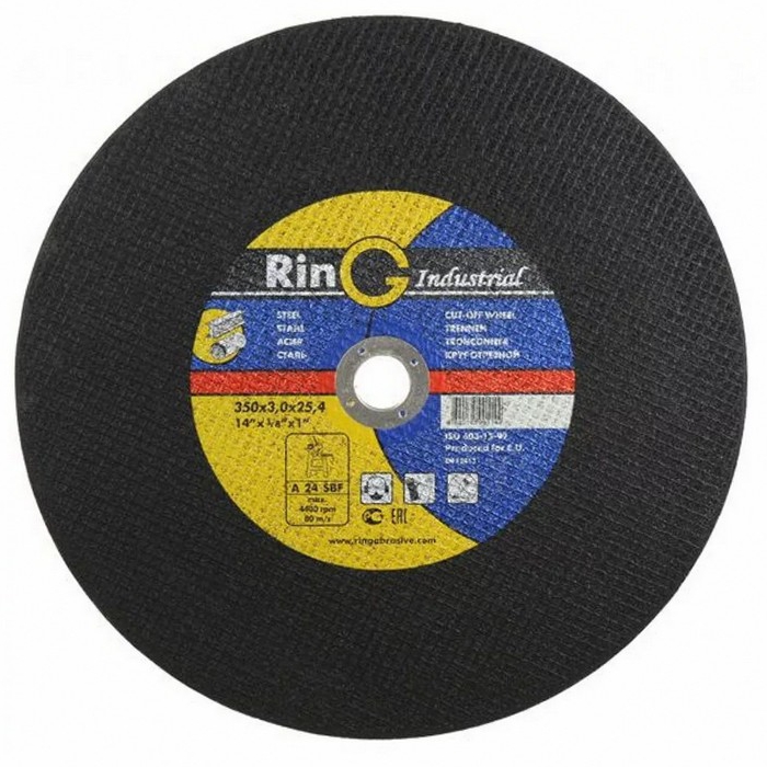 картинка - Круг отрезной на бакелитовой связке 41 14А 230х2,0х22,23 F36, RinG
