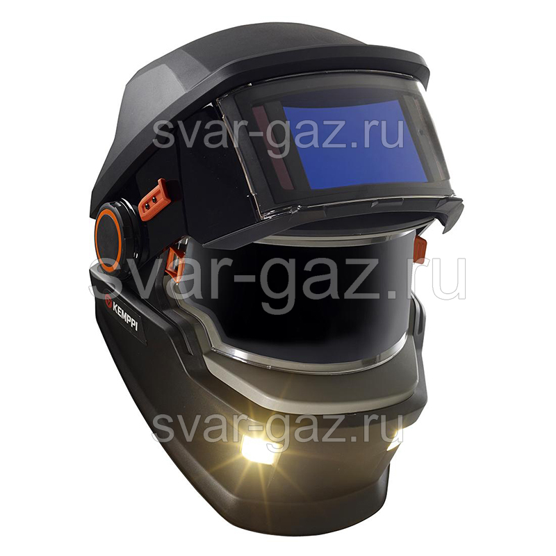 картинка - Маска сварщика Kemppi GAMMA GTH3 SFA+PHU 210E с турбоблоком (4/9-13 DIN, 101x73)